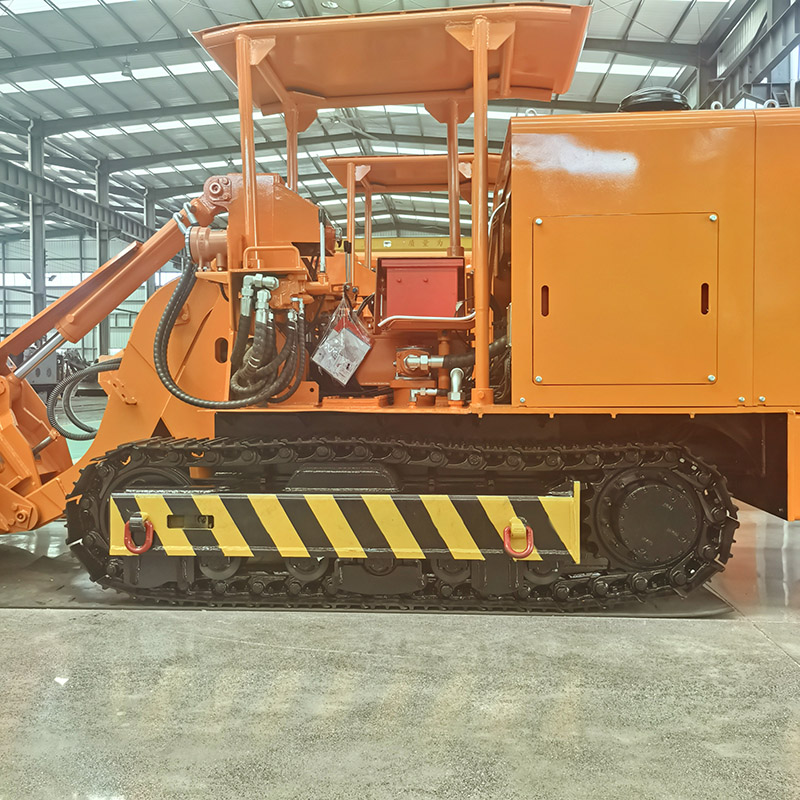 60 Carregador de rochas com descarga lateral