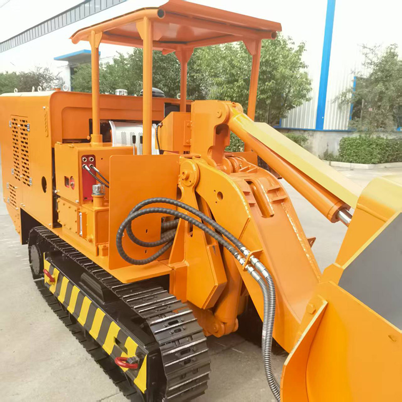 Cargador de rocas de descarga lateral grande