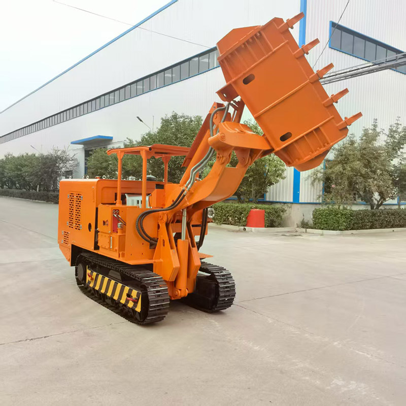 รถตักหินขนถ่ายด้านข้างเหมืองถ่านหิน