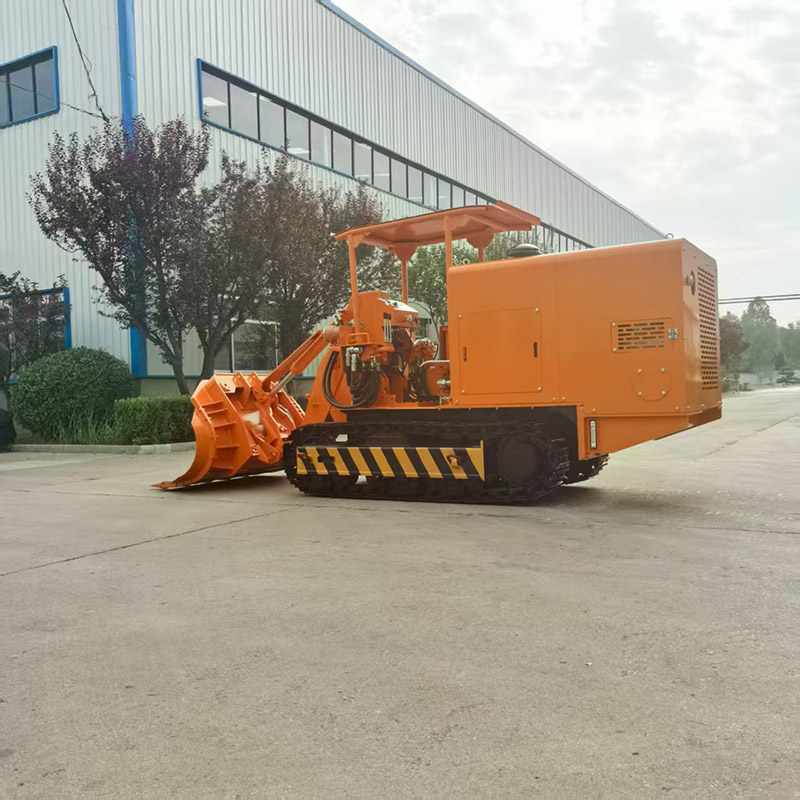 Alat Bongkar Muat Batu di Sisi Tambang