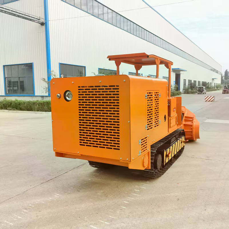 Carregador de rochas para descarga lateral em exploração mineira