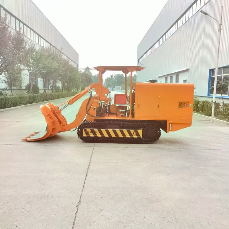 Diesel Side Unloading Rock Loader