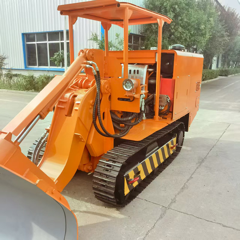 รถตักหินขนถ่ายด้านข้างเหมืองถ่านหิน