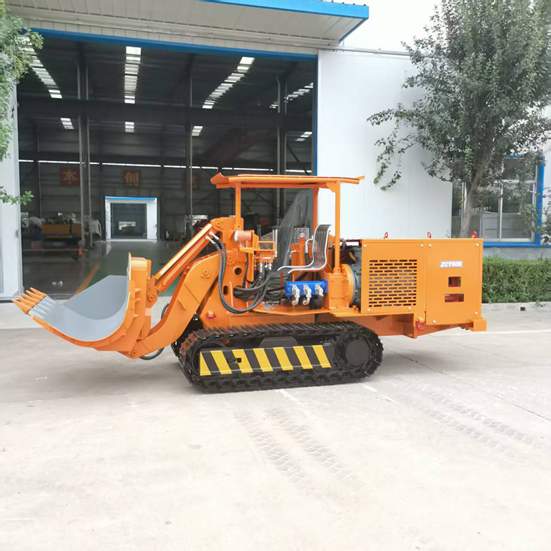 Chargeuse à roches à benne latérale moyenne