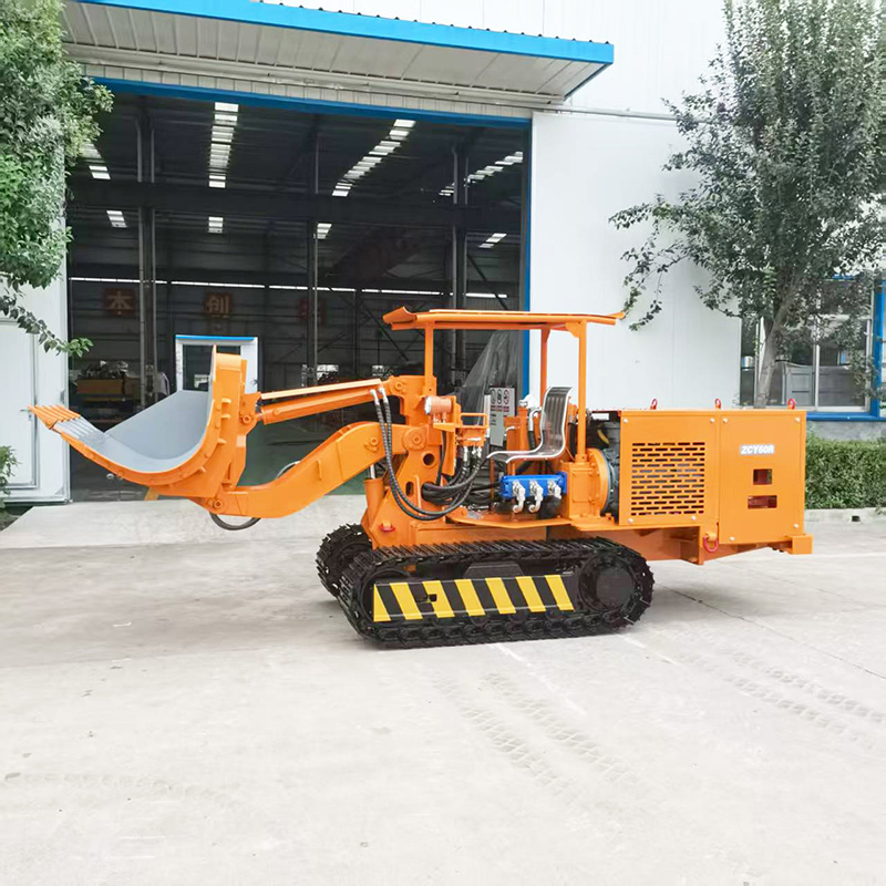 Carregador de rochas basculante lateral tipo baixo