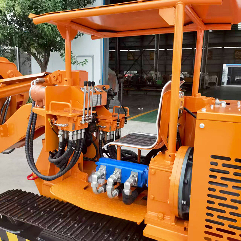 Pemuat Batu Bongkar Samping Hidrolik