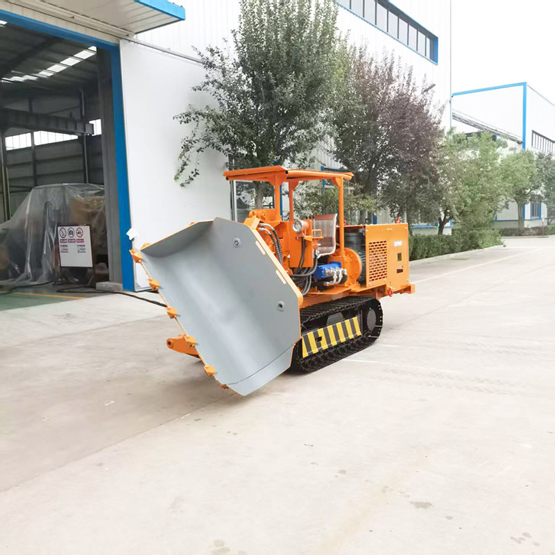 Chargeuse à roches à benne latérale moyenne