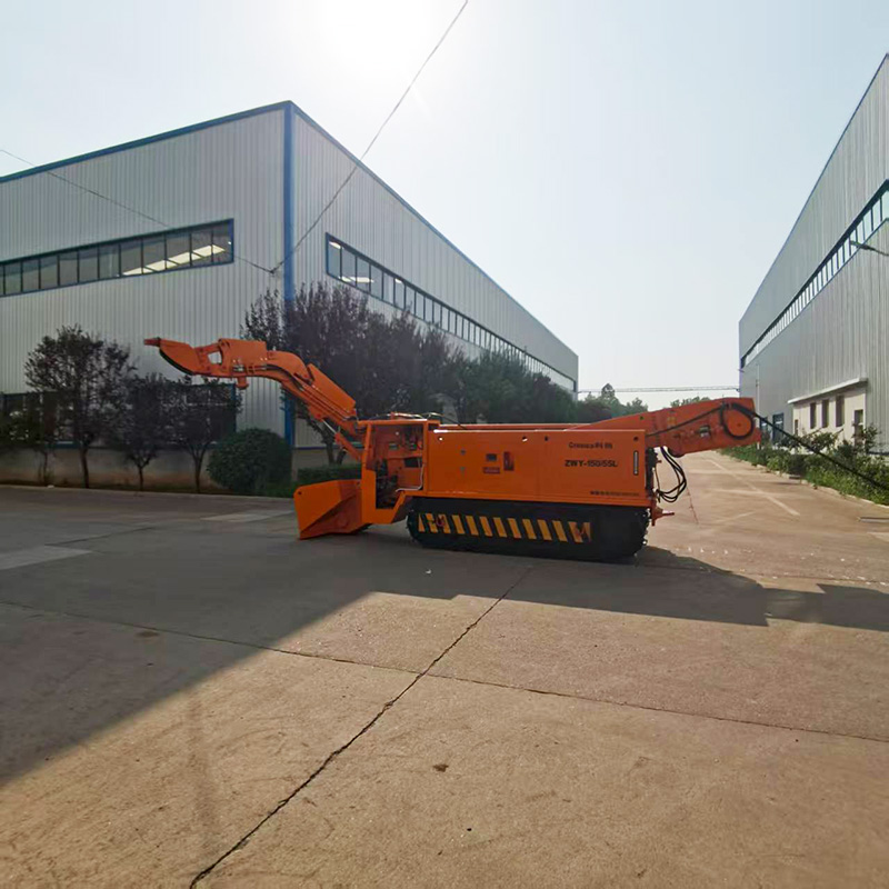 Cargador de estiércol con cinta transportadora