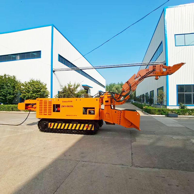 Carregadora de grande porte para escavação