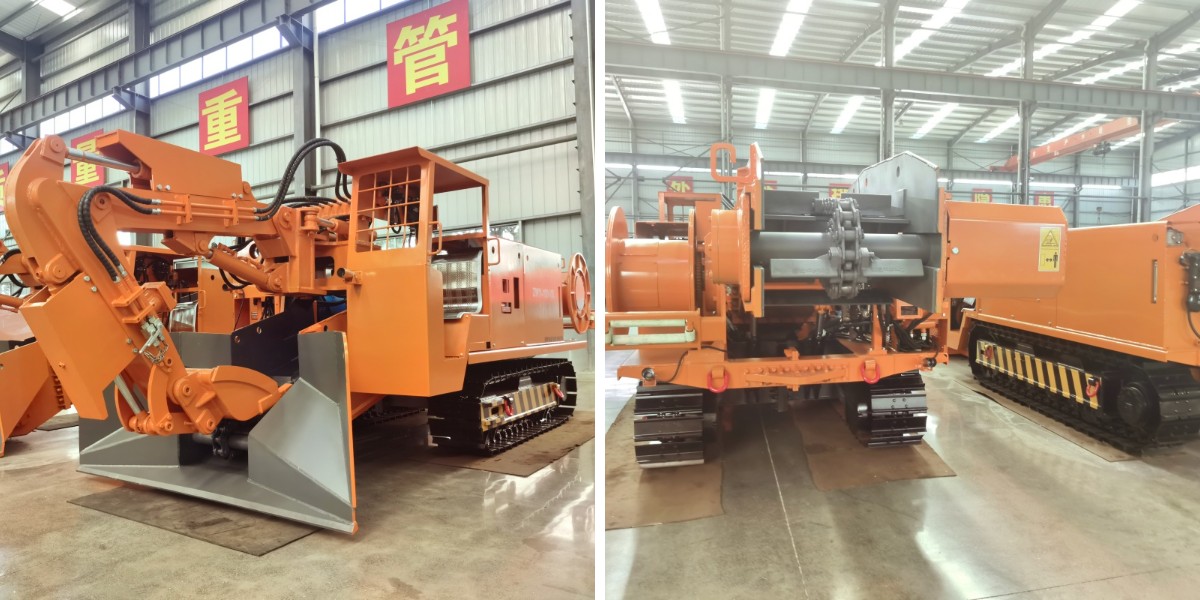 جرافة مجنزرة لحفر الأتربة جرافة مجنزرة لحفر الأتربة