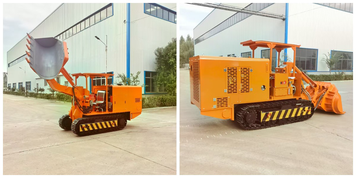 รถตักหินแบบขนถ่ายด้านข้าง 120