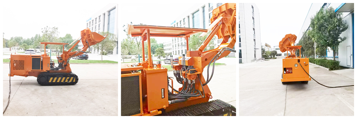 Погрузчик горных пород на угольной шахте Погрузчик горных пород на угольной шахте