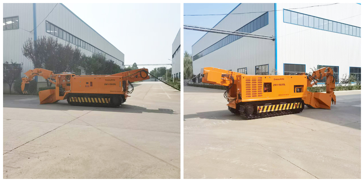 Carregadora de grande porte para escavação. jpg