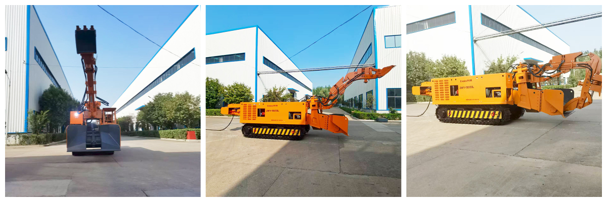 Carregadora de grande porte para escavação. jpg