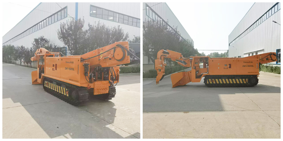 รถตักดินแบบแบ็คโฮสำหรับเหมืองถ่านหิน