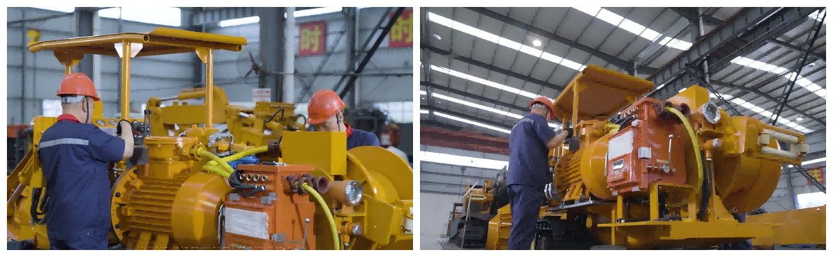 Эффективный самосвальный погрузчик для камня